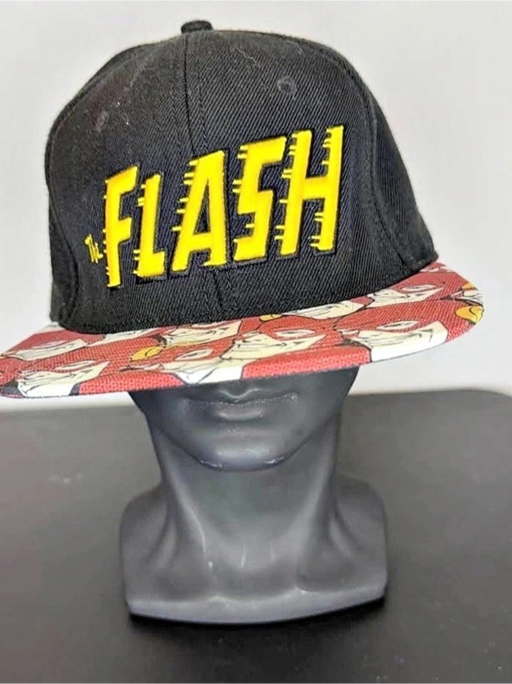 DC Comics Black & Red Snapback Hat